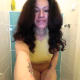 A brunette, European woman records herself taking a morning piss and shit while sitting on a toilet. Piss action is shown, and crackling pooping sounds are clearly heard. She shows us her product in the toilet bowl. Presented in 720P HD. Over 3 minutes.